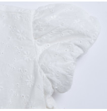 Vestito Chicco Sangallo Bimba Bianco 101695