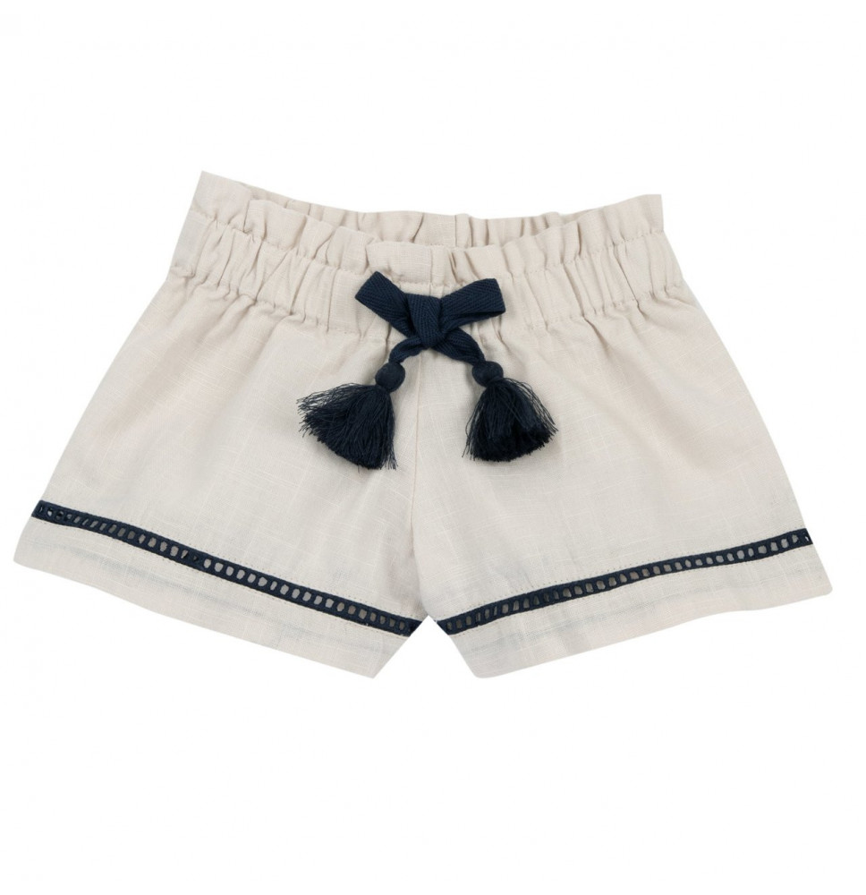 Pantaloni Corti Chicco Bimba Beige 101191