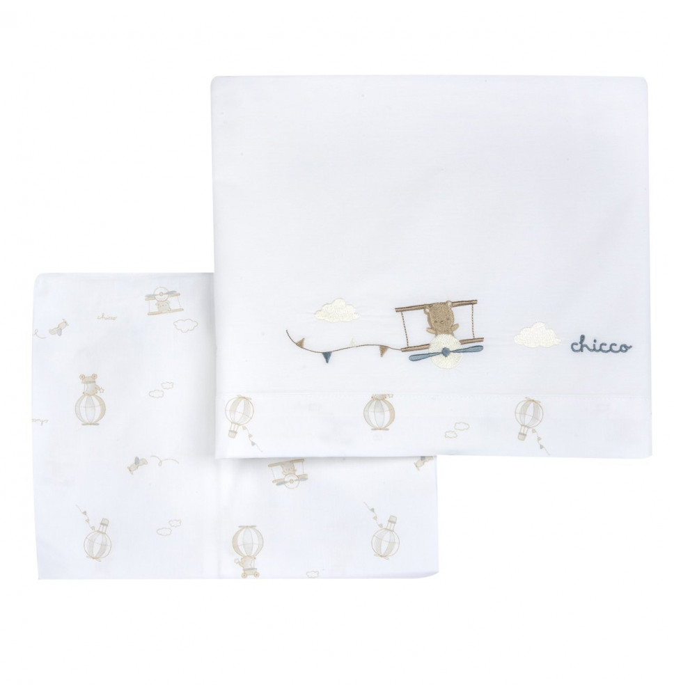Lenzuola Chicco Bianche Neonato 101471