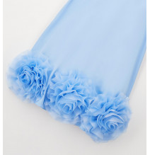 Vestito Elegante Sarabanda Bimba Azzurro G452