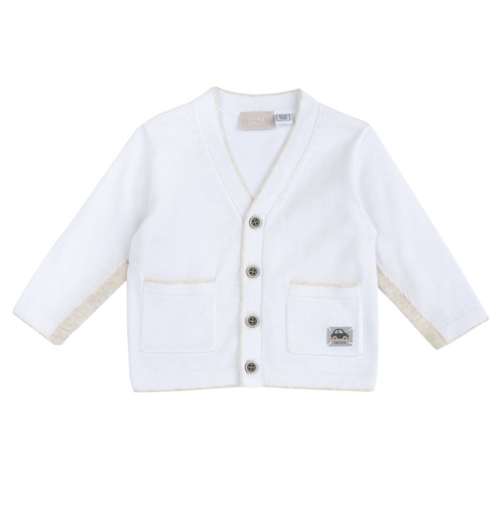 Cardigan Chicco Bimbo Bianco 102174