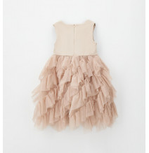 Vestito Cerimonia Sarabanda Bimba Beige G246