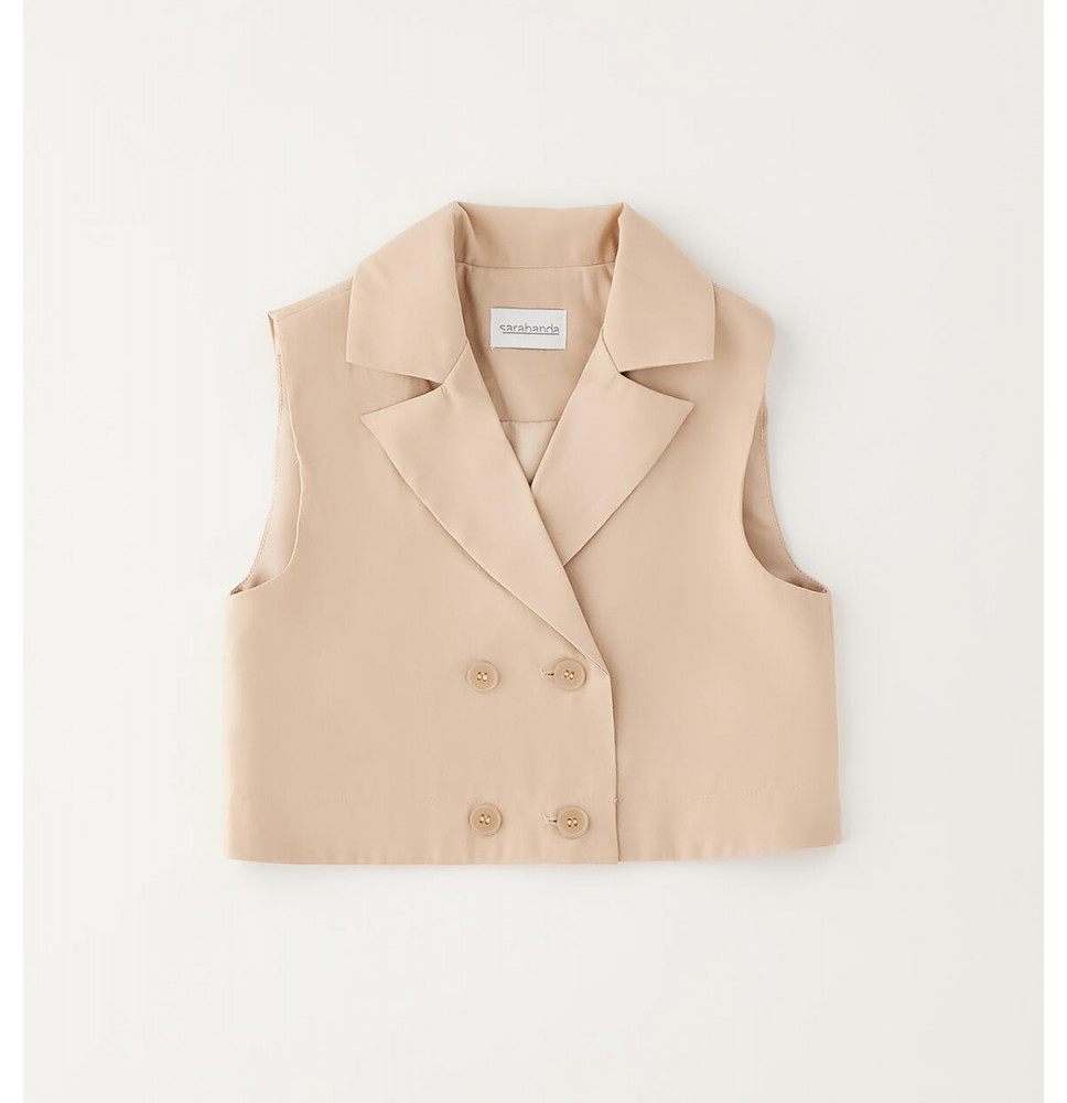 Gilet Sarabanda Bimba Beige G244