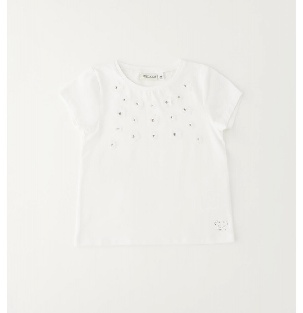 Maglietta Sarabanda Bimba Bianca G249
