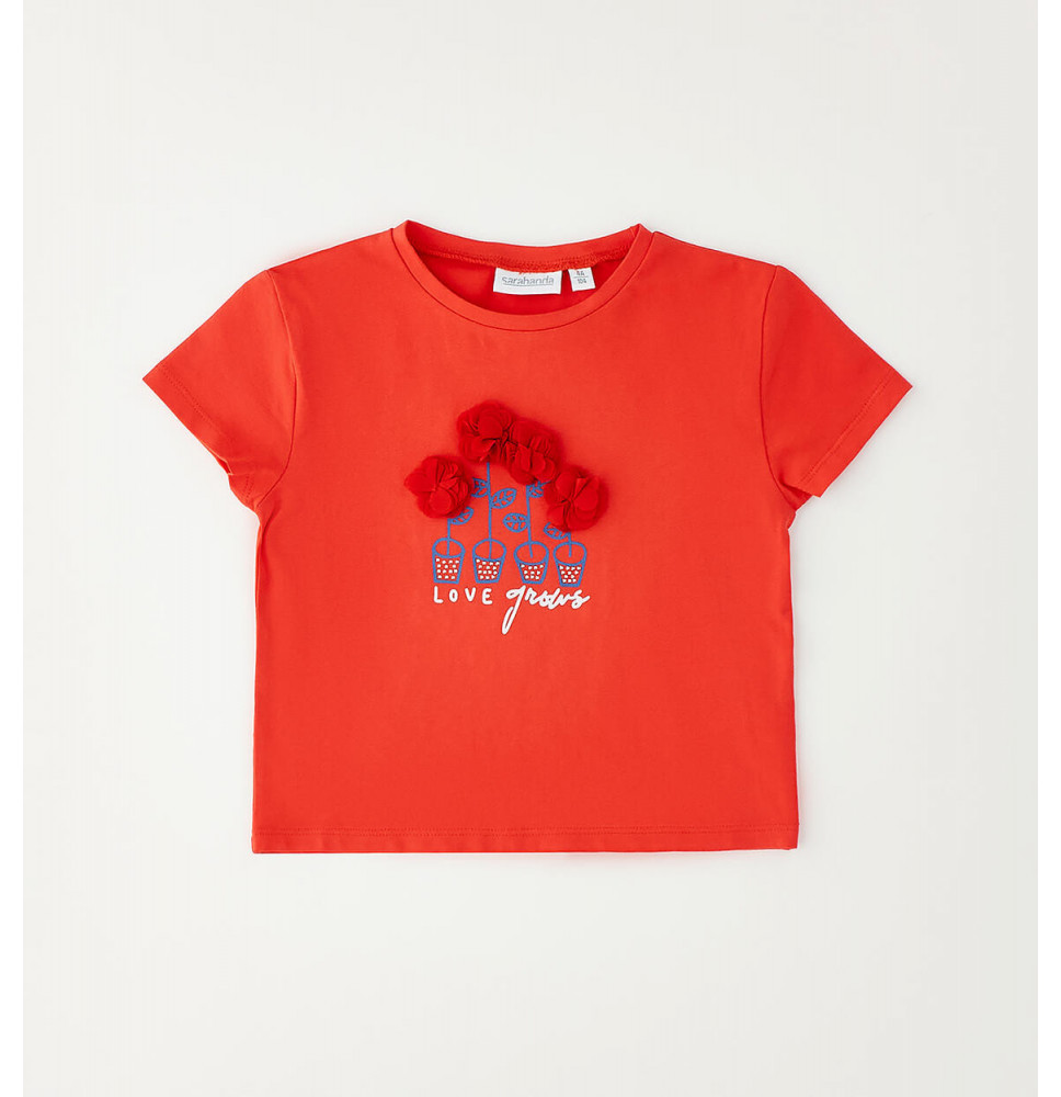 Maglietta Sarabanda Bimba Rossa G315