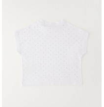 Maglietta Sarabanda Ragazza Bianca G544