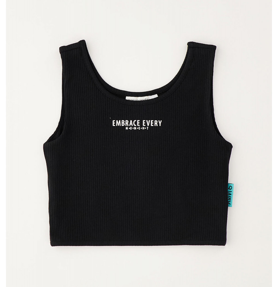 Top Sarabanda Ragazza Nero G413