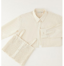 Camicia e TOP Sarabanda Ragazza Beige G511