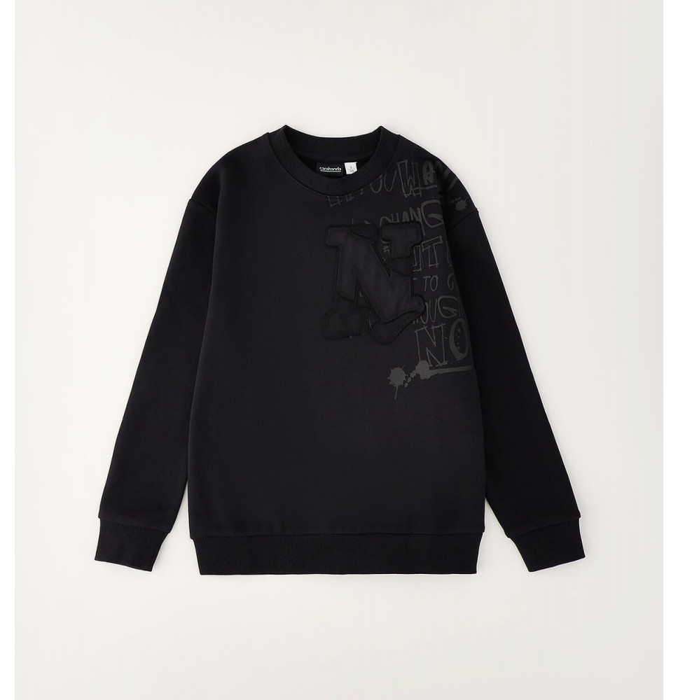 Felpa Sarabanda Ragazzo Nera G652