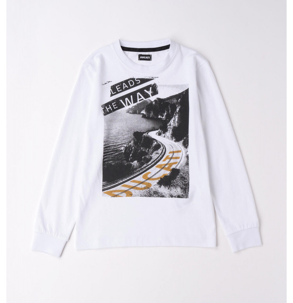 Maglietta Ducati Bimbo/Ragazzo Bianca G606