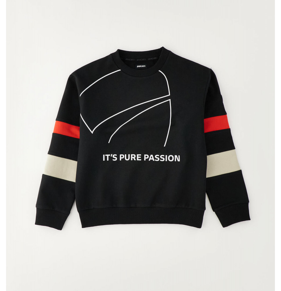 Felpa Ducati Bimbo/Ragazzo Nera G609