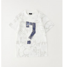 Maglietta Sarabanda Ragazzo Bianca G708