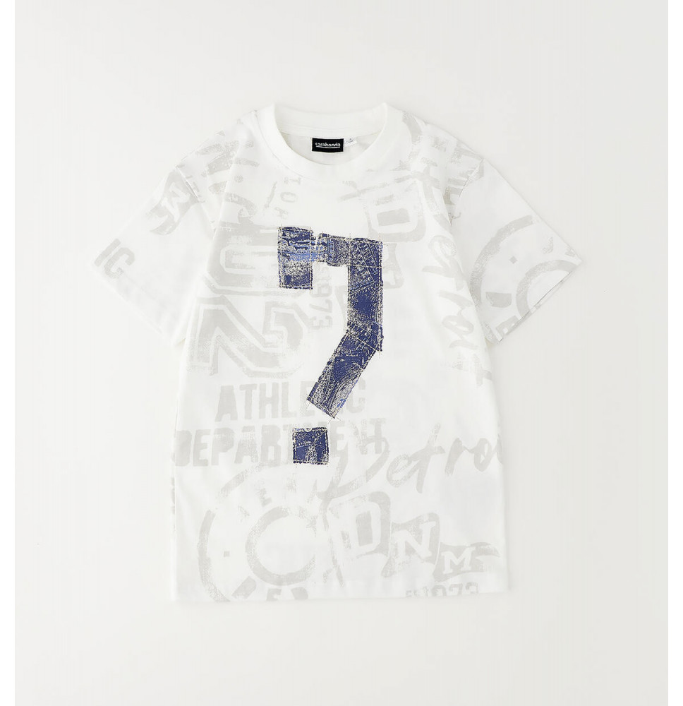 Maglietta Sarabanda Ragazzo Bianca G708