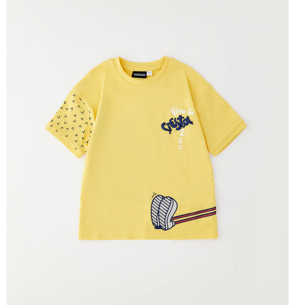 Maglietta Sarabanda Bimbo Gialla G035