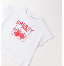 Maglietta Sarabanda Ragazza Bianca G536