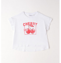 Maglietta Sarabanda Ragazza Bianca G536