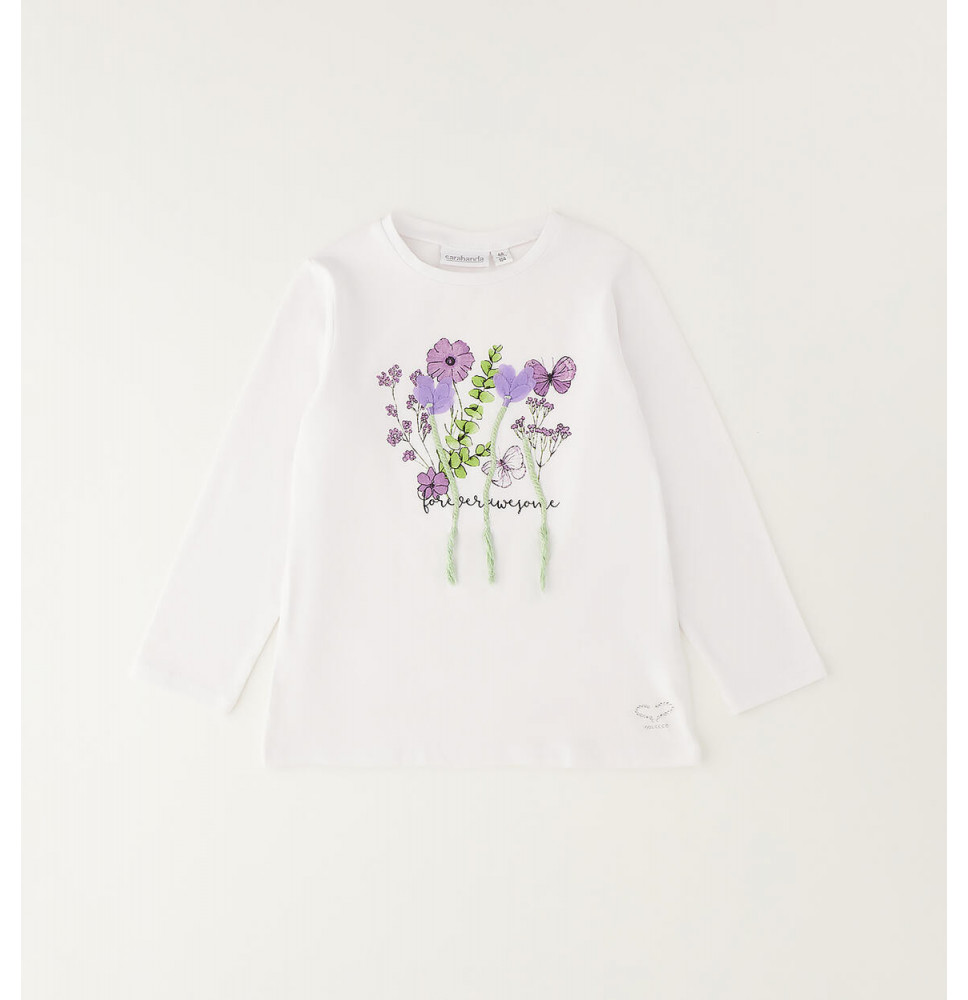 Maglietta Sarabanda Bimba Bianca G302