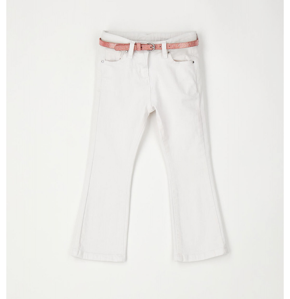 Pantalone Sarabanda Bimba Bianco G239