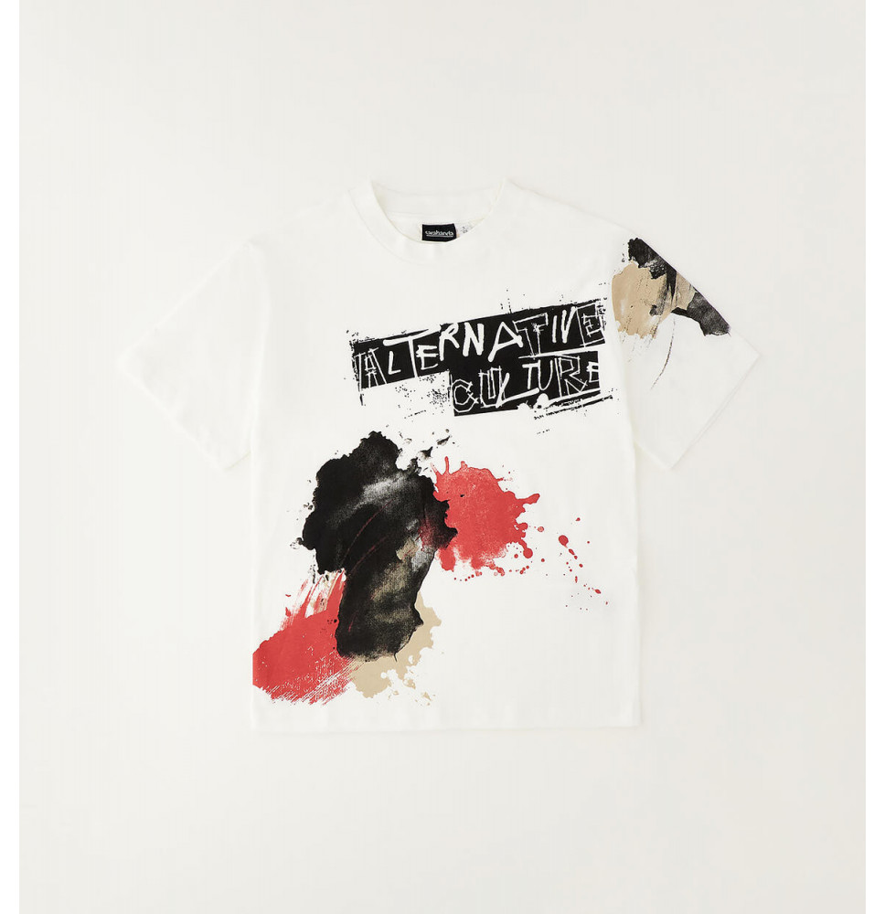 Maglietta Sarabanda Ragazzo Bianco G663