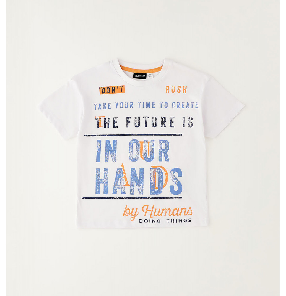 Maglietta Sarabanda Bimbo Bianca G130