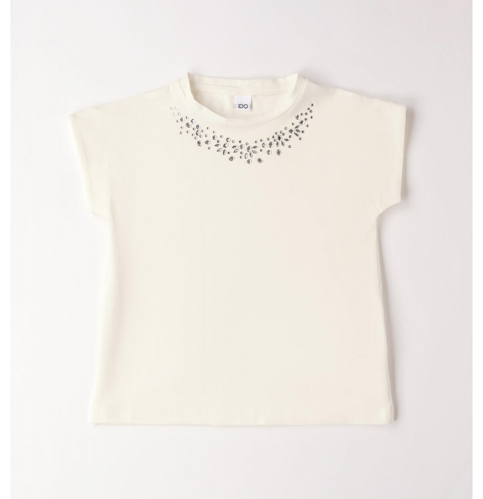Maglietta IDO Ragazza Bianca G702
