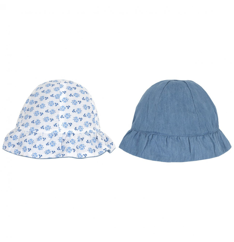 Cappello Reversibile Chicco Bimba Azzurro 101865