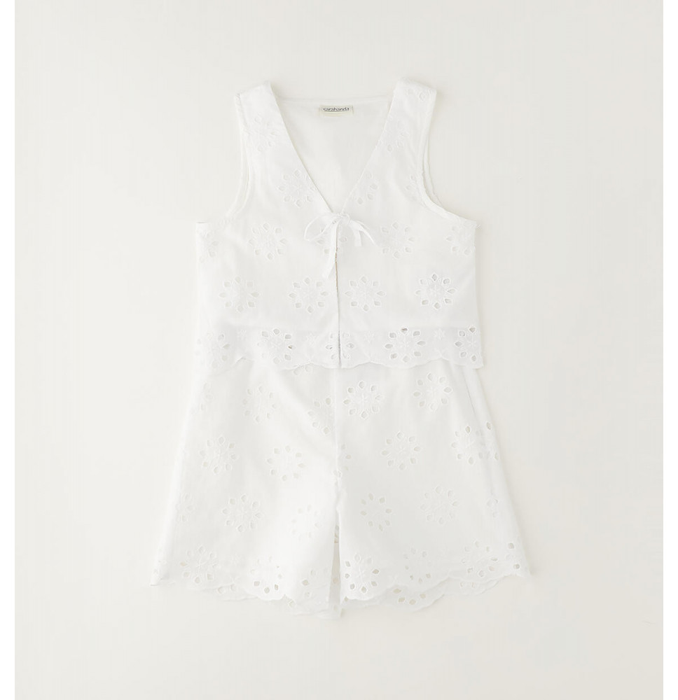 Completo Sarabanda Ragazza Bianco G596