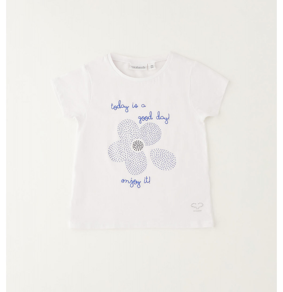 Maglietta Sarabanda Bimba Bianca G320
