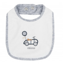 Bavaglino Chicco Neonato Azzurro 101140