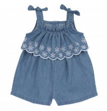 Pagliaccetto Chicco Bimba Effetto Denim Blu 101864