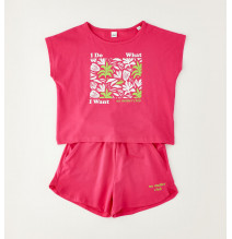 Completo IDO Ragazza Fucsia G857