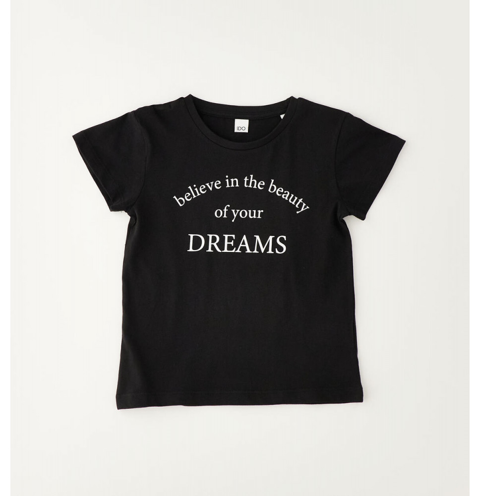 Maglietta IDO Ragazza Nera G855
