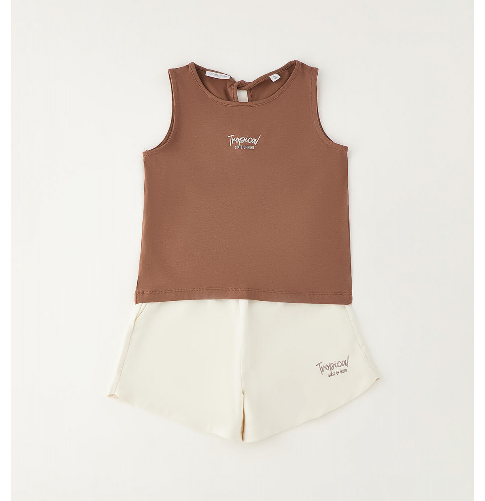 Completo Sarabanda Ragazza Marrone G576