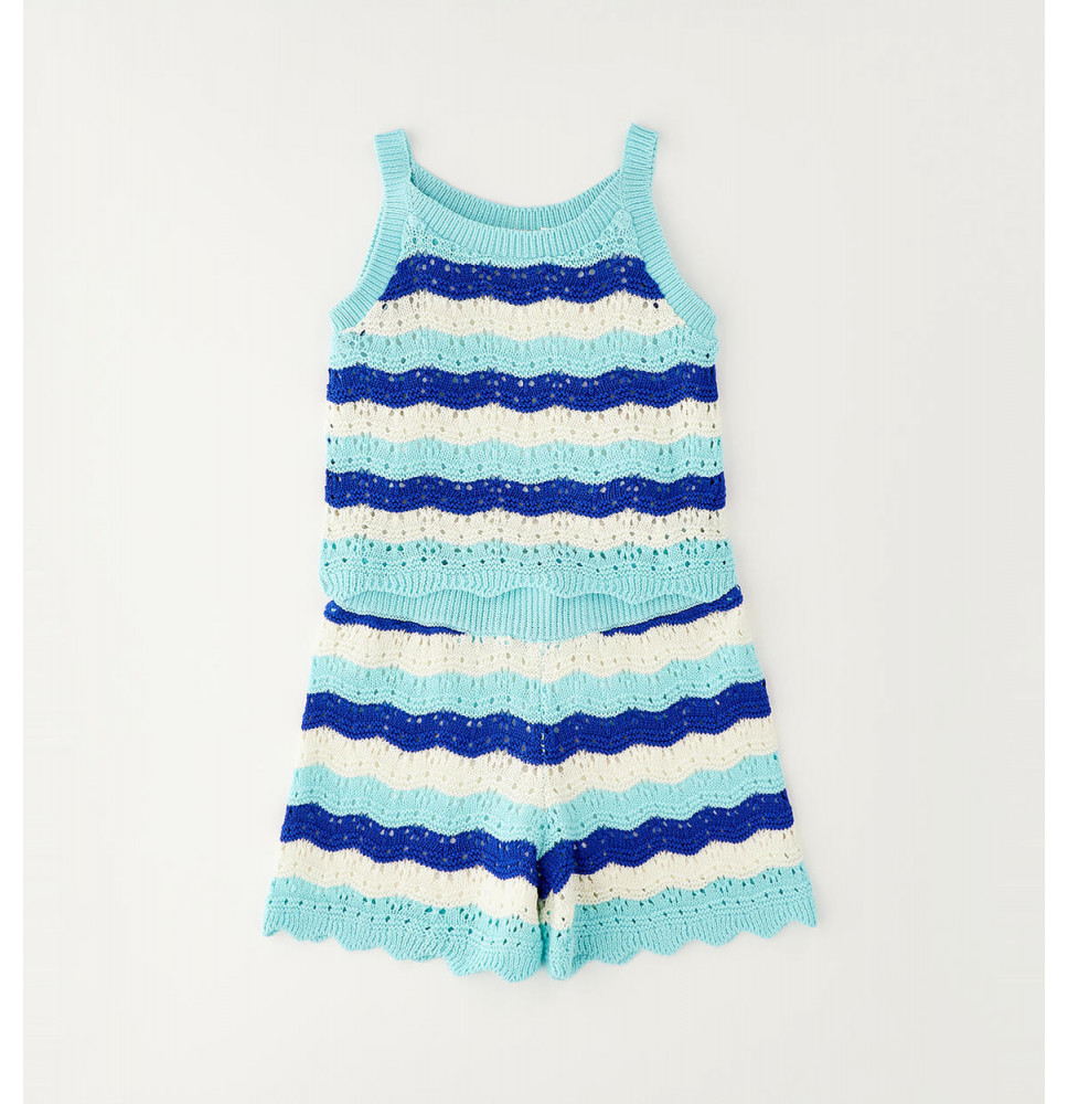 Completo Sarabanda Ragazza Azzurro G597