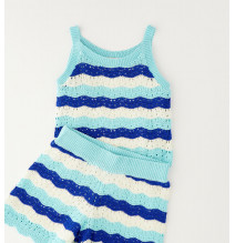 Completo Sarabanda Ragazza Azzurro G597