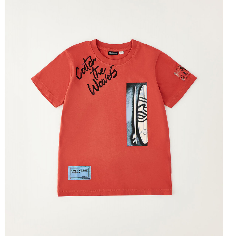 Maglietta Sarabanda Ragazzo Rossa G738