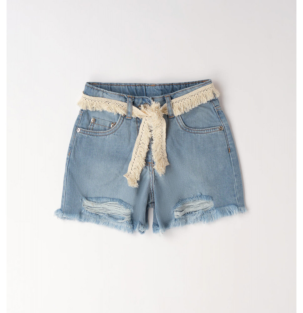 Pantaloncino Jeans Sarabanda Ragazza Blu G525