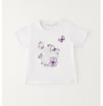 Maglietta Sarabanda Bimba Bianca G313