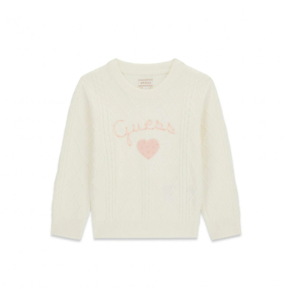 Maglione Guess Bimba Panna 818-G012