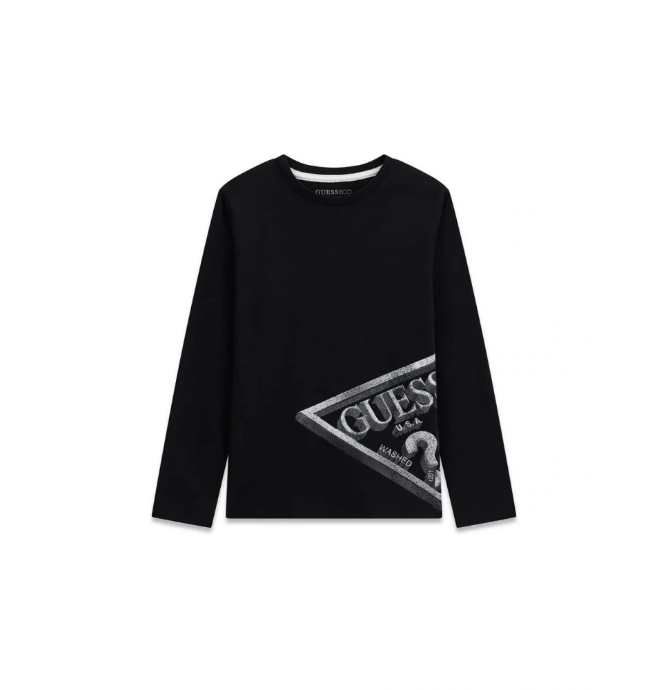 Maglietta Guess Ragazzo Nera 727-JBLK