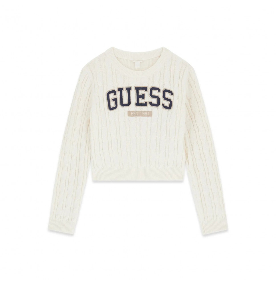 Maglione Guess Ragazza Panna G012