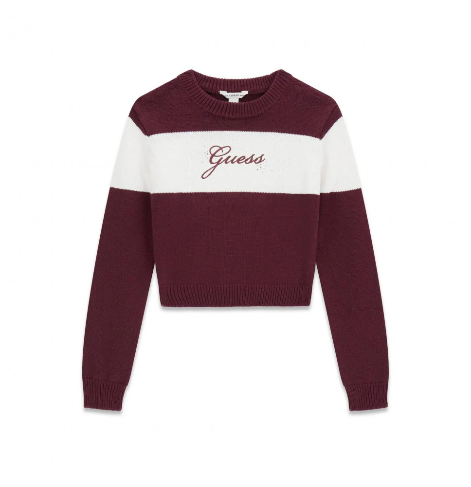 Maglione Guess Ragazza Bordeaux A40T