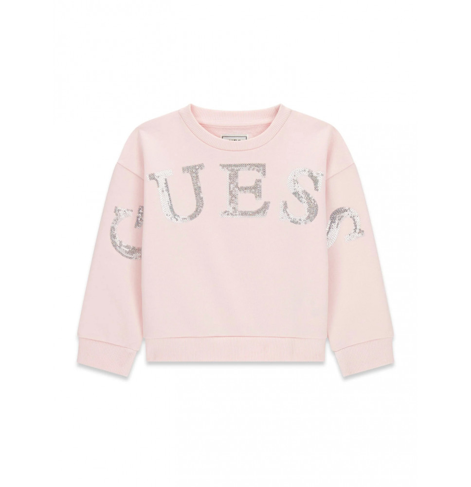 Felpa Guess Bimba Rosa G6K9