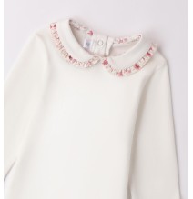 Body Minibanda bianco camicia neonata A738