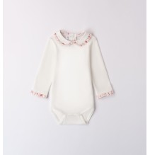 Body Minibanda bianco camicia neonata A738