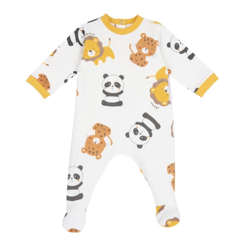 Tutina Chicco Panna aperta dietro unisex cotone 27208