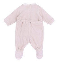 Tutina Chicco Rosa aperta dietro neonata ciniglia 27178