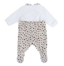 Tutina Chicco Panna aperta dietro neonata ciniglia 07744