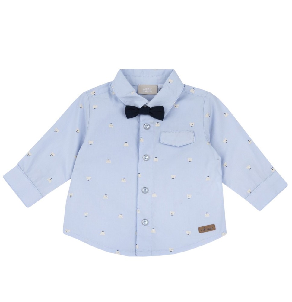 Camicia Chicco Azzurro manica lunga 54727