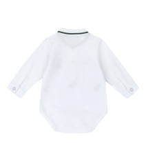 Body polo Chicco bianco esternabile manica lunga 07904